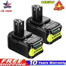 2PACK For RYOBI 18V P108 High Capacity Battery 18Volt Lithium-Ion One Plus