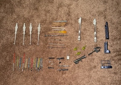 Star Wars Parts Accessories Lot Lightsabers Weapons Figure Gear Mixed Bundle 