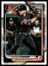 Colton Cowser 2024 Bowman #31 Orioles MLB READ FREE SHIPPING AutographDen