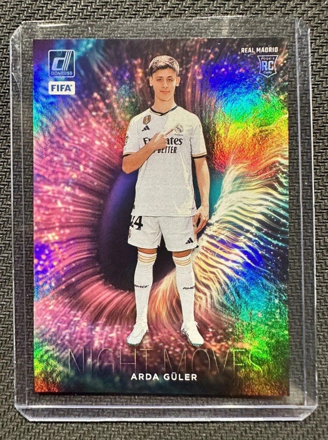 2023-24 Panini Donruss FIFA Night Moves Arda Guler #22 Rookie Real Madrid