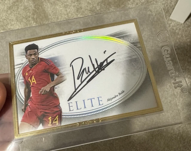 Alejandro Balde 1/1 Auto Gold Frame Futera 25