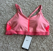 Nike Indy Women's Light-Support V-Neck Sports Bra XLarge Pink Coral CZ4456-612
