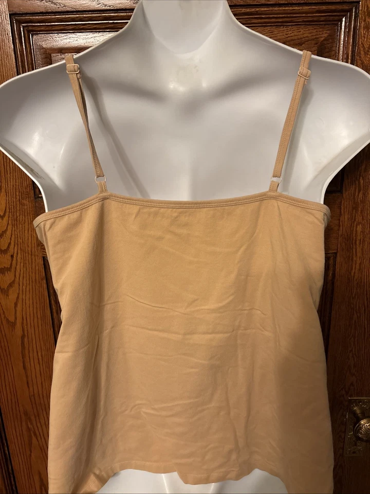 Camiseta sin mangas de algodón tostado Lane Bryant 2X para mujer correas ajustables cami talla grande 18/20 Foto 3 de 3