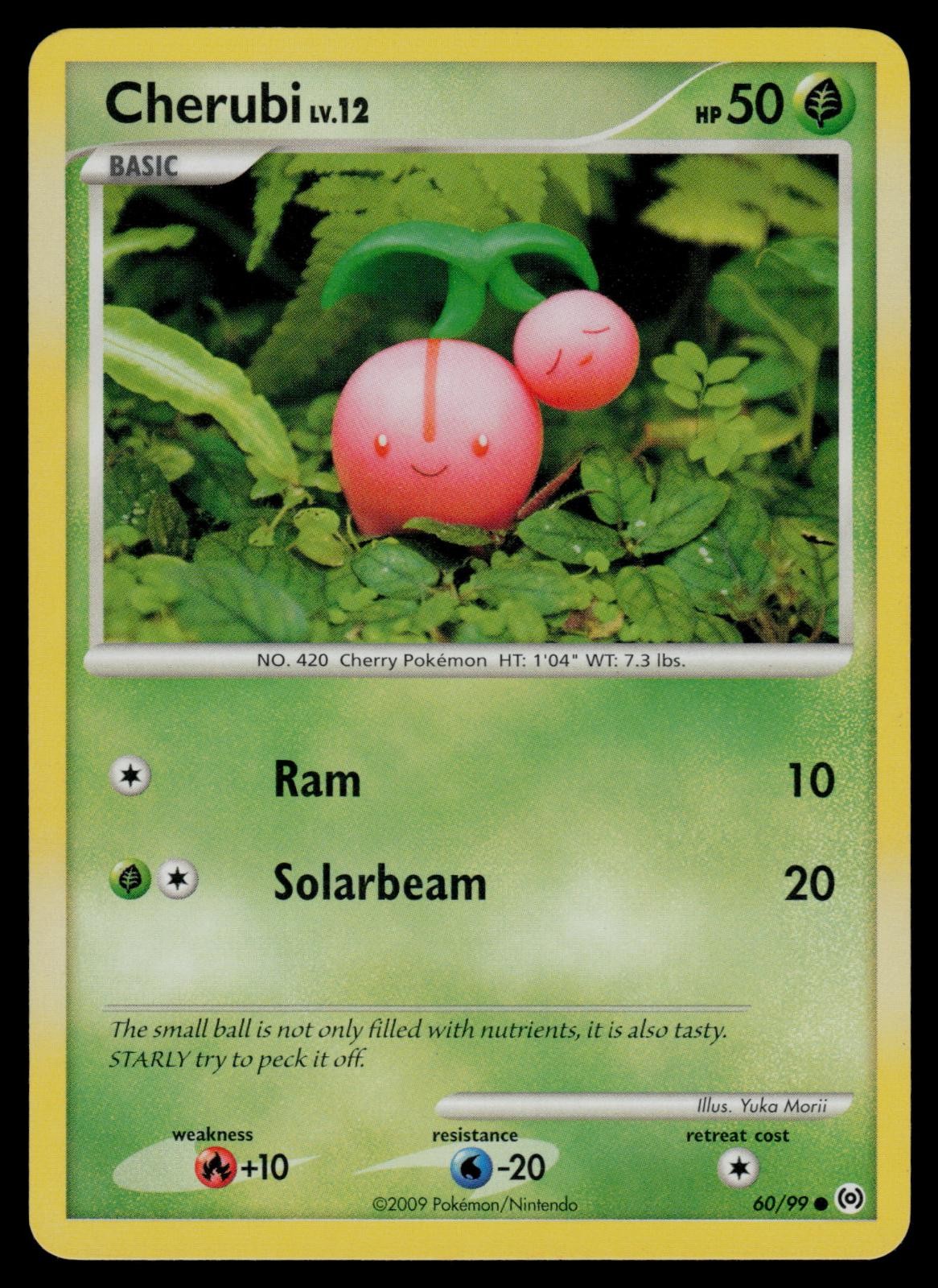 Cherubi 60/99 Common Arceus Pokemon Lightly Played