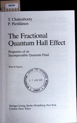 The fractional quantum hall effect. Properties of an incompressible quantum flui