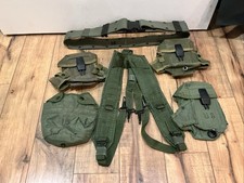 USGI Old Gen Alice LC-1 Mag Pouches And Shoulder Harness Canteen Pouch Lot
