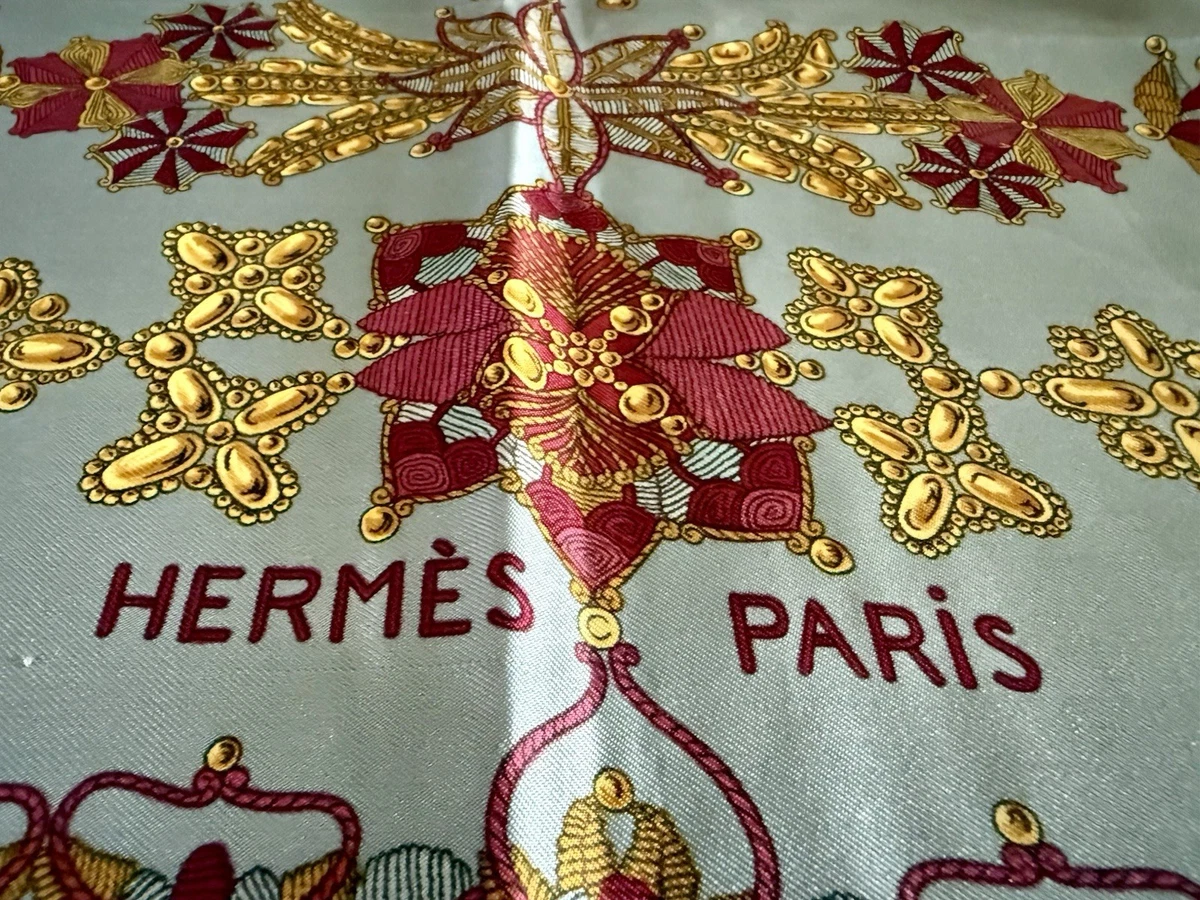 Hermes “Scheherazade” Silk Scarf Designed By Henri D' Origny For