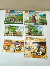 Large Lot of 28 LEGO Atlantis Kingdoms Friends Elves World Racers Manuals ONLY
