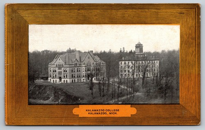 #ad #ad Kalamazoo College Michigan 1911 Vintage Postcard Mich $4.75