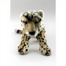 Large Leopard 22" Plush Laying Realistic Stuffed Animal FAO Toys R Us