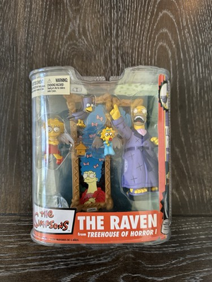#ad The Simpsons The Raven from Treehouse of Horror 1 figure set by McFarlane Toys $175.00