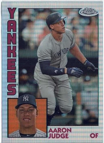 2019 Topps Chrome Aaron Judge (Yankees) 1984 35th Anniversary Card No. 84TC-1