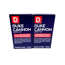 Duke Cannon Big Brick Soap WWII Naval Diplomacy 10oz Men’s Bar Soap 2 Pack