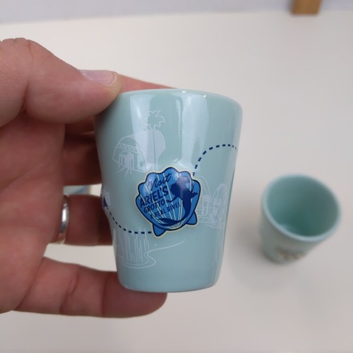 Disney California Adventure Shot Glasses Celadon Disneyland Mickey Mouse Cars - Picture 7 of 9