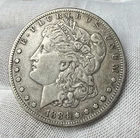 1884-S MORGAN SILVER DOLLAR