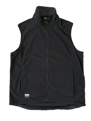 Vintage Helly Hansen HH Workwear Fleece Vest   Black   Men s Large (90s)