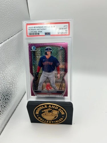 2023 Bowman Mega Box Roman Anthony First pink mojo  /199 PSA 10
