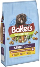 Bakers Senior Dry Dog Food Chicken & Veg 12.5kg 3.16 per kilo