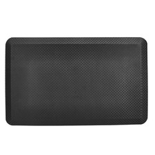 3/4" Rectangular Durable Anti-Fatigue Ergo Comfort Standing Mat, 32X20, Black