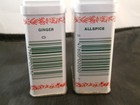 2 VINTAGE DURKEE SPICE  TINS - PARTIALLY FULL - GINGER & ALLSPICE — photo 4