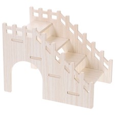 Small Pet Wooden Ladder Toy Hamster Chinchilla Climbing