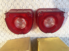 1968 Chevrolet Biscayne Impala Back Up Lamp Lens Set 1 W Defect 5959826 Nors