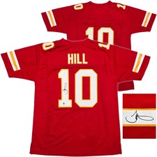 SALE! Kansas City Chiefs Tyreek Hill Signed Red Jersey Beckett Witness