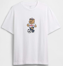 Gap Brannan Bear Soccer Shirt Mens XL White USA World Cup USMNT $30 MSRP NEW NWT