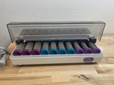 Vidal Sassoon Slimline Hairsetter Hot Curlers 20 Flocked Rollers Clips VS-370