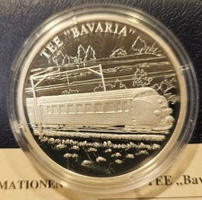 TEE "BAVARIA"- seltene 20g Feinsilber-Münze 999 Polierte Platte mit Zertifikat