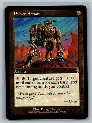 Magic The Gathering Invasion Power Armor #309/350 MTG TCG CCG