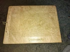 WW2 Vintage Military Photo Album scrapbook  w/Original Photos postcards calcutta