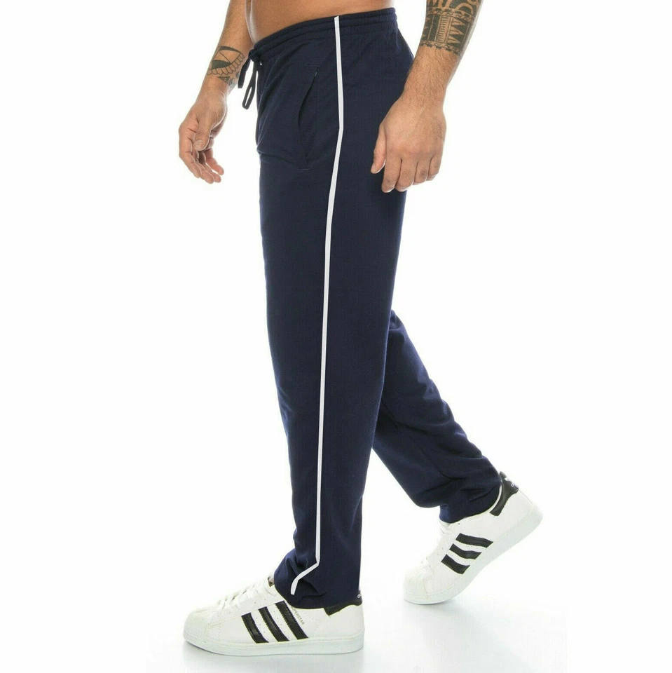 Jogginghose Herren Baumwolle Sport-hose Trainingshose Jogger Jogging weites Bein - Bild 4 von 4