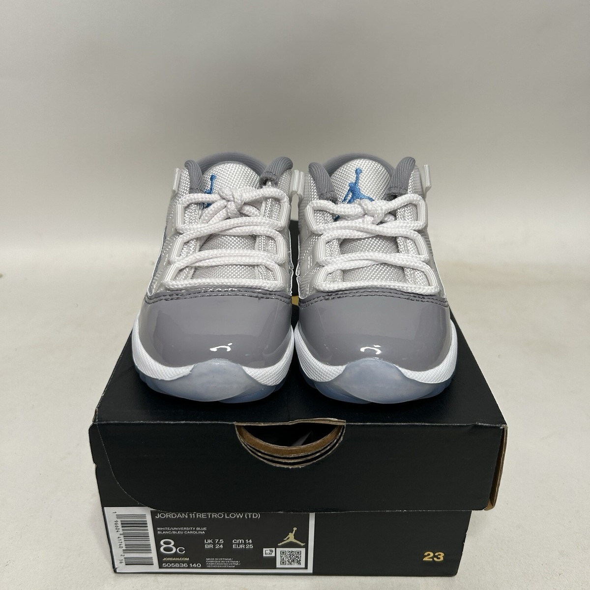 Nike Air Jordan 11 Retro Low TD “Cement Grey” 2023 505836