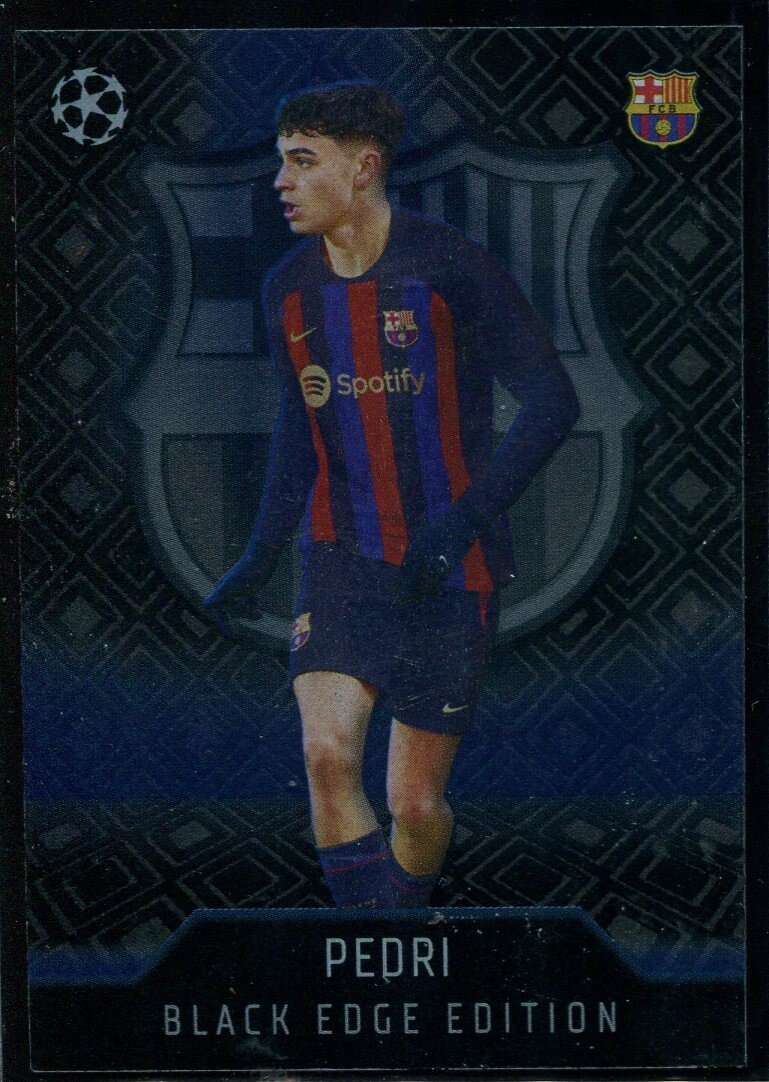 2022-23 Topps Soccer Black Edge Edition #464 Pedri FC Barcelona | eBay