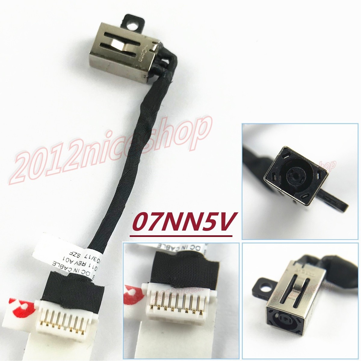 OEM 07NN5V DC in Power Connector Jack Cable For Dell Inspiron 14
