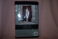 Charlotte ONE Rod Pocket Panel 52" x 84" NEW in Pack Color: Spice 100% Polyester