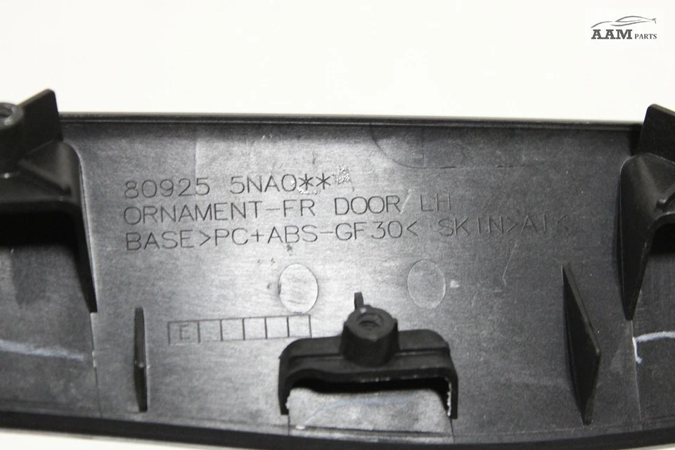 Infiniti QX50 2019-2021 cubierta del panel de la puerta delantera izquierda del lado del conductor moldura OEM Foto 4 de 4