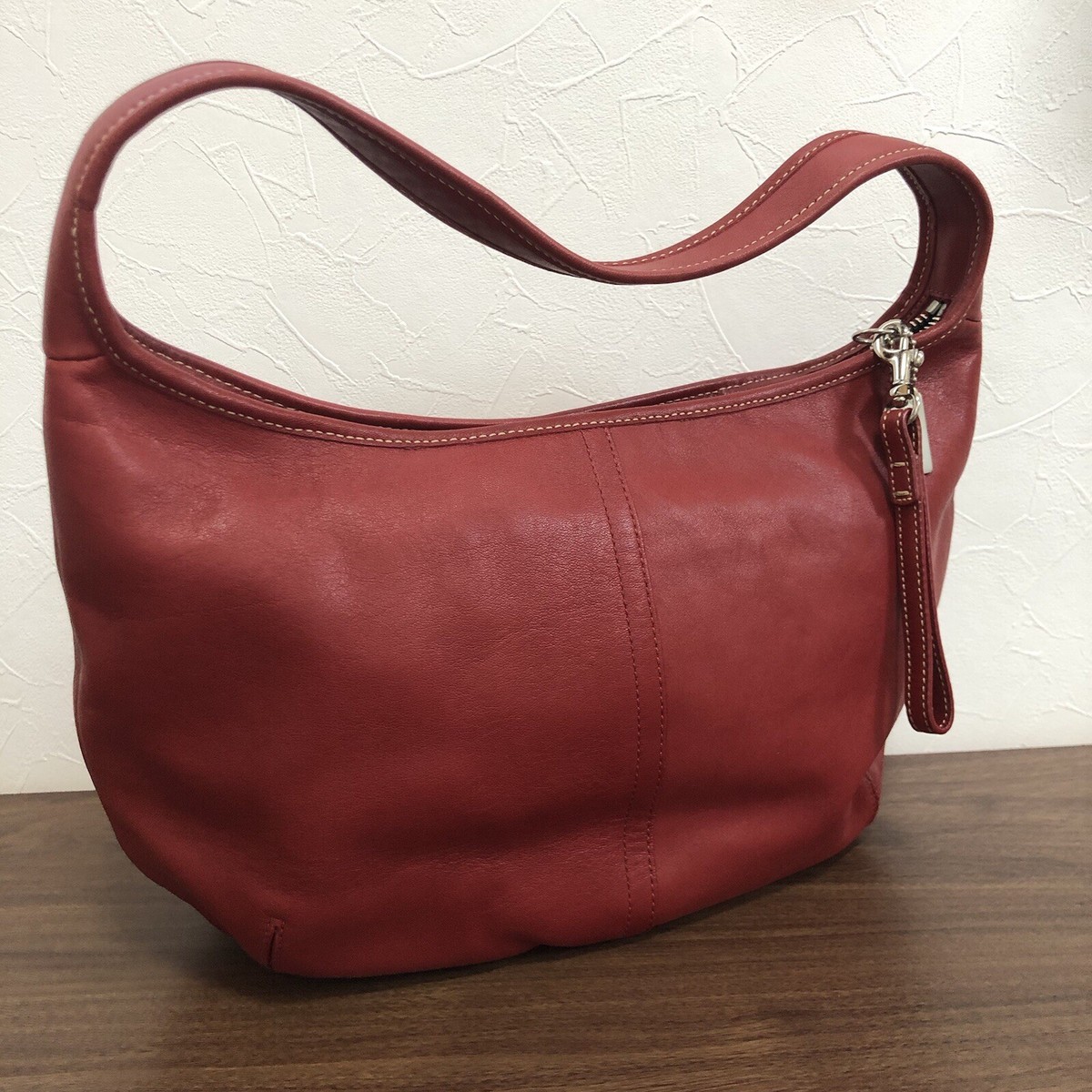 COACH Vintage 9219 Red Ergo Hobo Leather Shoulder Bag EUC | eBay COACH Vintage 9219 Red Ergo Hobo Leather Shoulder Bag EUC | eBay