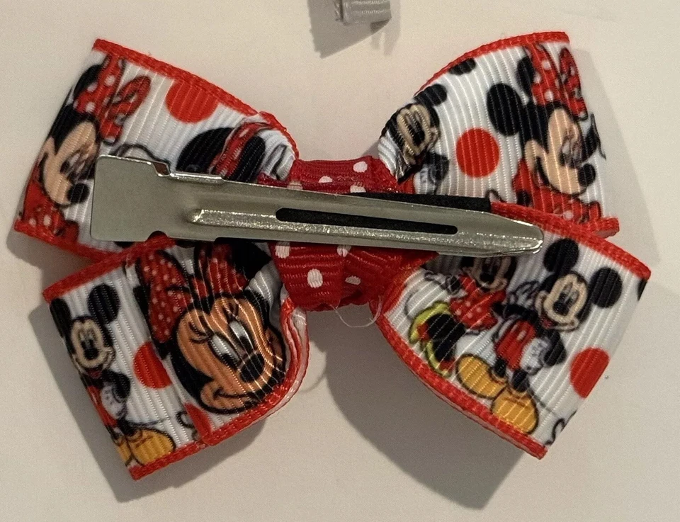 Lote de 7 pinzas para el cabello lazos variedad de colores y diseños para bebé niña Foto 3 de 4