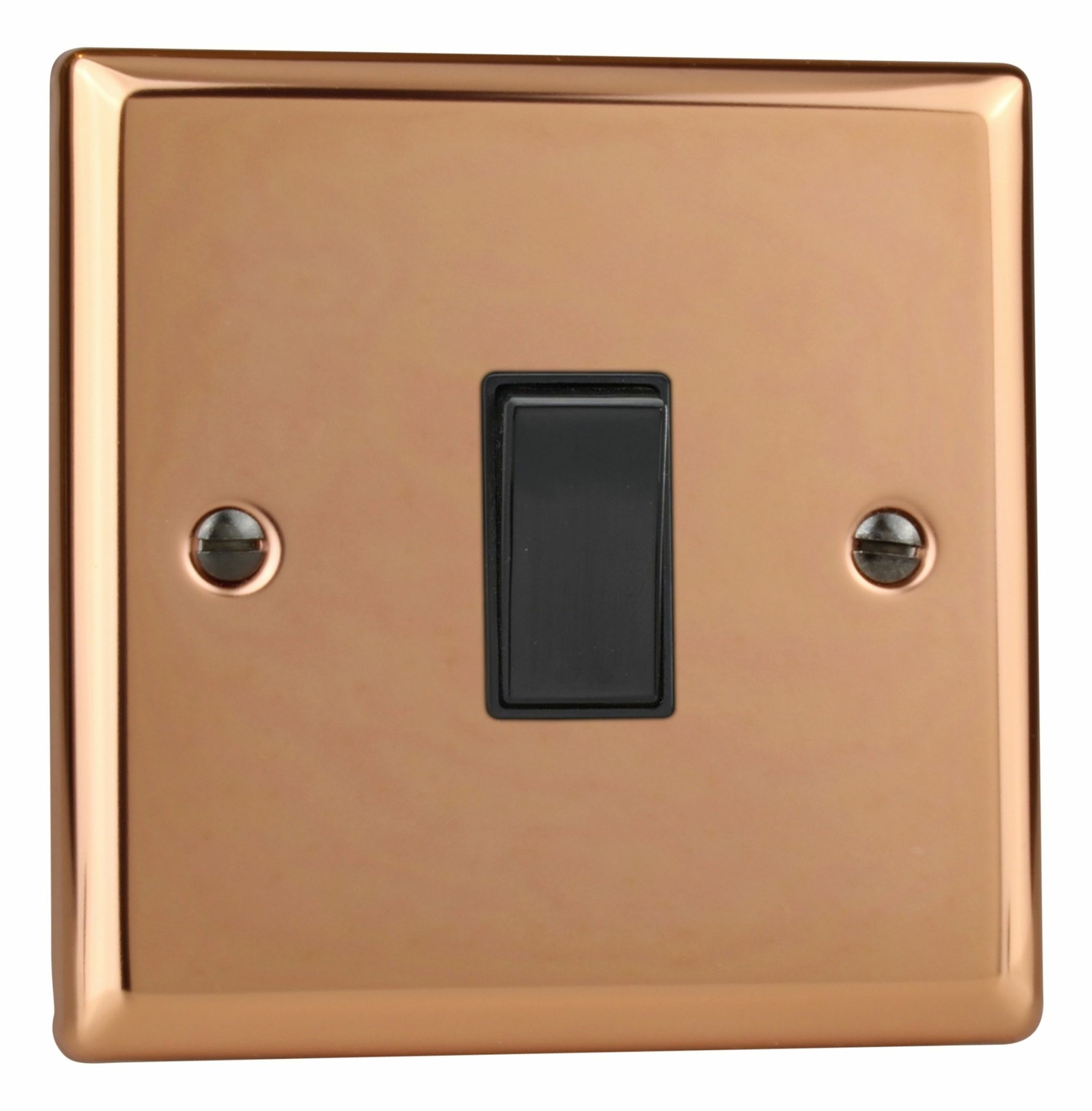 Varilight XY7B.CU Urban Polished Copper 1 Gang Intermediate Rocker Light Switch