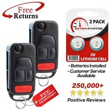 2 For 1995 1996 1997 1998 1999 Mercedes Benz S 420 Keyless Remote Fob Flip Key