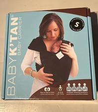 Baby K'tan Baby Wrap Carrier Sling - Black - Small