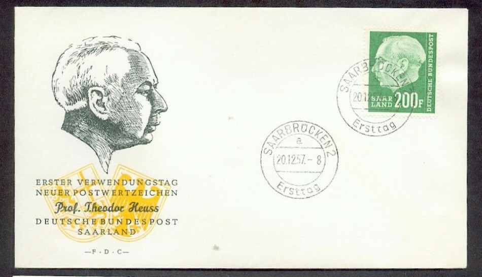 Saar 427 FDC 250EUR (41141