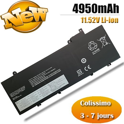 Batterie L17M3P72 pour Lenovo ThinkPad T480s en voyage d'affaires