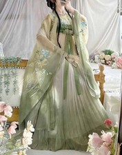 Women Chinese Traditional Cosplay Costume Vintage Gradient Hanfu Party Outfit