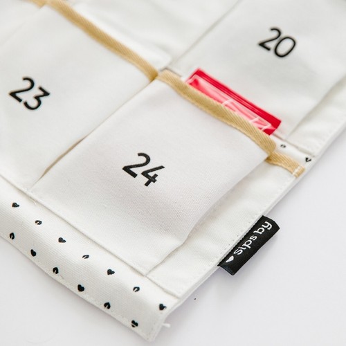 High Quality 24-day Reusable Advent Calendar - Customize Your Own Gifts - Cream - Picture 6 of 15