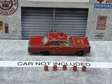 Vintage Matchbox Ford Galaxie Fire Chief No.59 Red Lesney (LIGHTS ONLY)