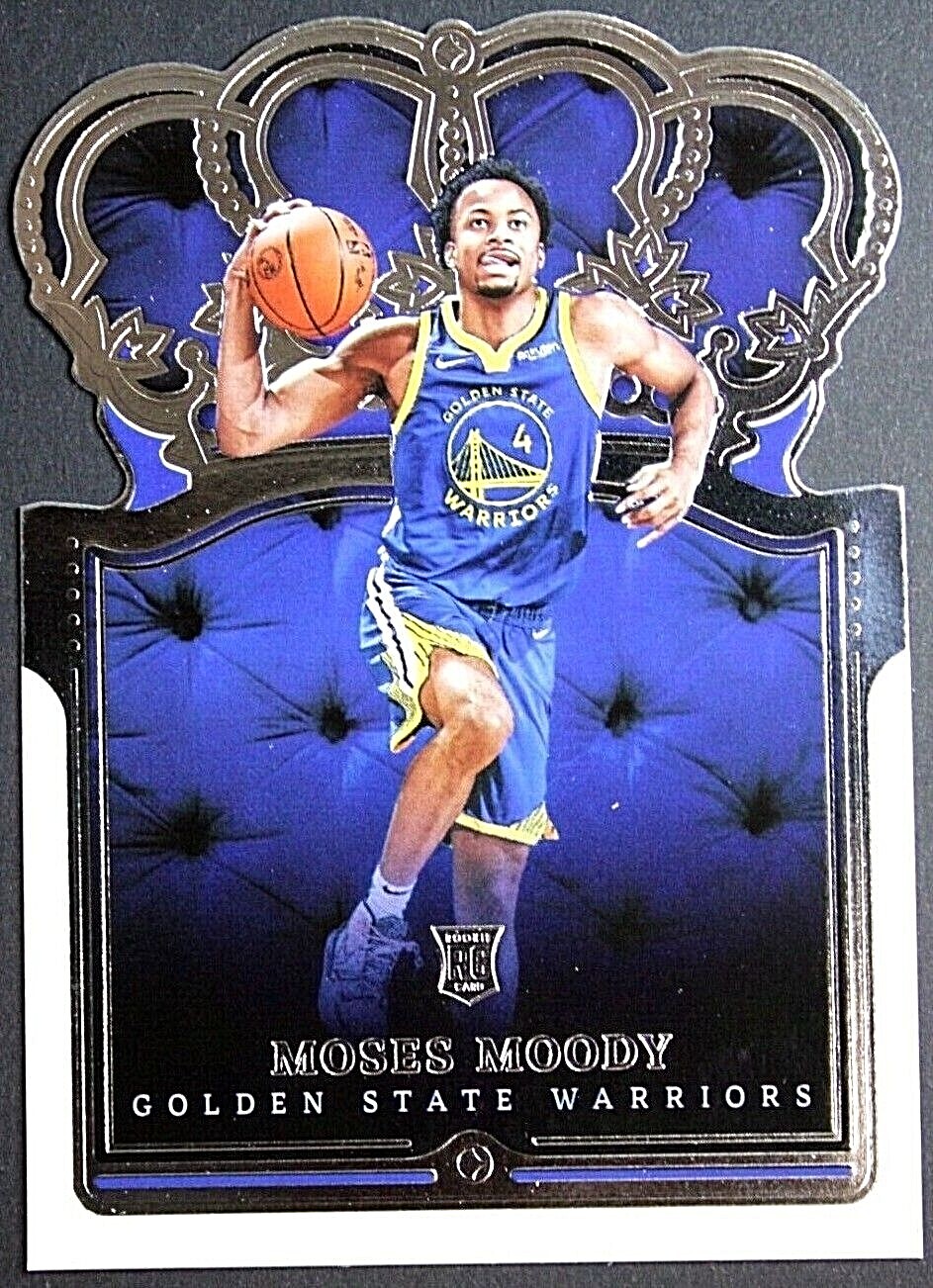 2021-22 Panini Crown Royale Moses Moody Rookie #91 Base GS Warriors 💎🔥💎🔥
