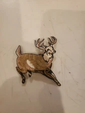 Deer Applique Patch - Mule Deer, Buck, Hunting, Animal Badge  (Iron on)